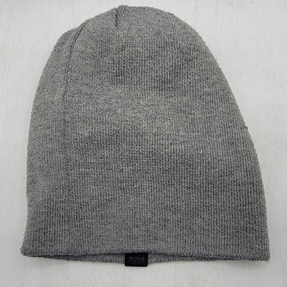 Levis Adults Gray Lightweight Beanie Comfort Casual Winter Warm Outdoors - Picture 2 of 5